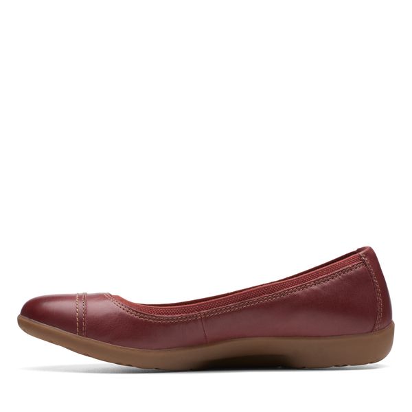 Giày Đế Bệt Da Nữ Clarks - Meadow Opal