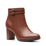 Giày Bốt Cao Gót Da Nữ Clarks - Bayla Light