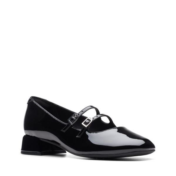 Giày Đế Bệt Da Bóng Nữ Clarks - Daiss30 Shine