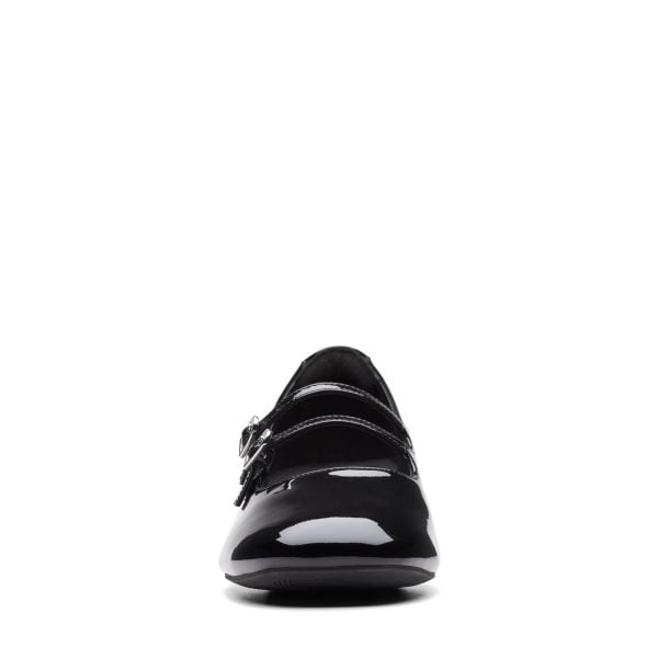Giày Đế Bệt Da Bóng Nữ Clarks - Daiss30 Shine