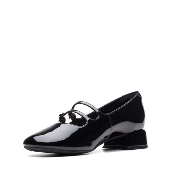 Giày Đế Bệt Da Bóng Nữ Clarks - Daiss30 Shine