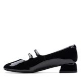 Giày Đế Bệt Da Bóng Nữ Clarks - Daiss30 Shine