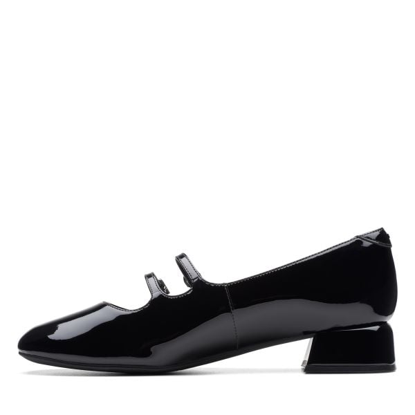 Giày Đế Bệt Da Bóng Nữ Clarks - Daiss30 Shine