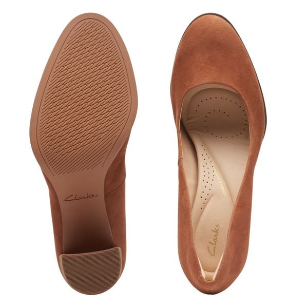 Giày Cao Gót 8.5cm Da Nữ Clarks - Freva85 Court