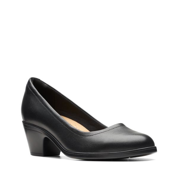 Giày Cao Gót 5.5cm Da Nữ Clarks - Emily2 Ruby