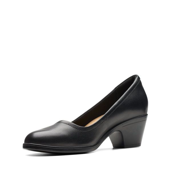 Giày Cao Gót 5.5cm Da Nữ Clarks - Emily2 Ruby