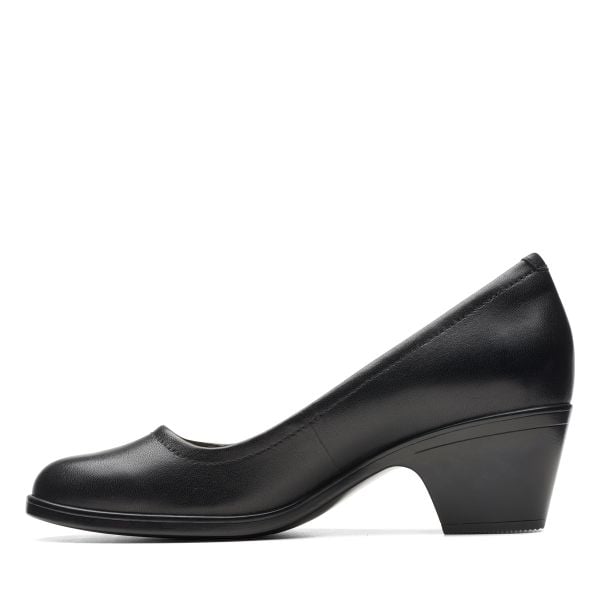 Giày Cao Gót 5.5cm Da Nữ Clarks - Emily2 Ruby