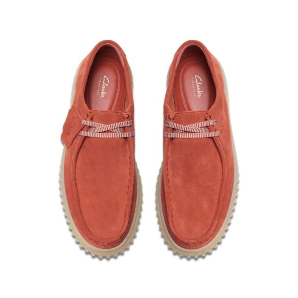Giày Buộc Dây Da Nam Clarks - Torhill Lo