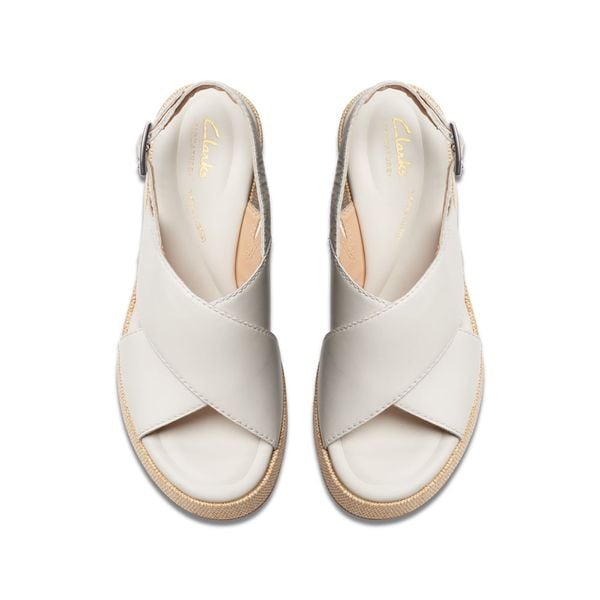 Giày Xăng Đan Đế Xuồng Da Nữ Clarks - Manon Wish