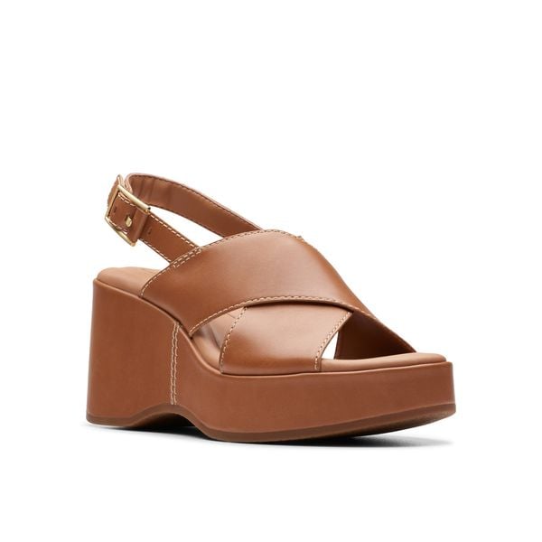 Giày Xăng Đan Đế Xuồng Da Nữ Clarks - Manon Wish