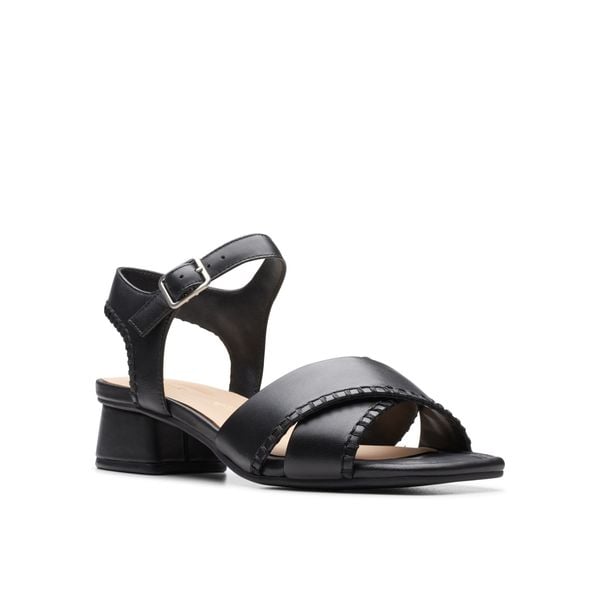 Giày Xăng Đan Cao Gót 3.5cm Da Nữ Clarks - Serina35 Cross