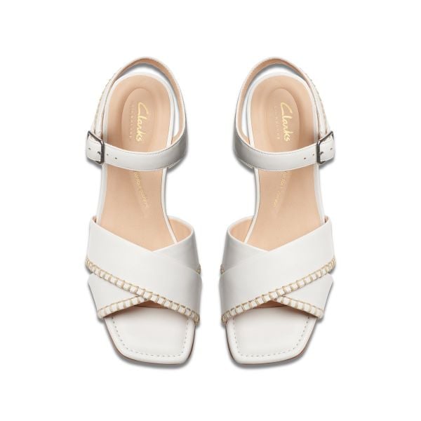 Giày Xăng Đan Cao Gót 3.5cm Da Nữ Clarks - Serina35 Cross