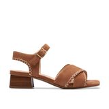 Giày Xăng Đan Cao Gót 3.5cm Da Nữ Clarks - Serina35 Cross