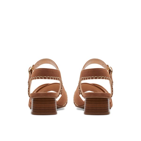 Giày Xăng Đan Cao Gót 3.5cm Da Nữ Clarks - Serina35 Cross