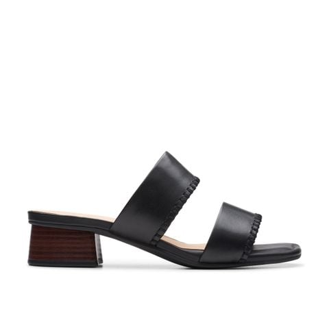 Dép Quai Ngang Cao Gót 3.5cm Da Nữ Clarks - Serina35 Mule