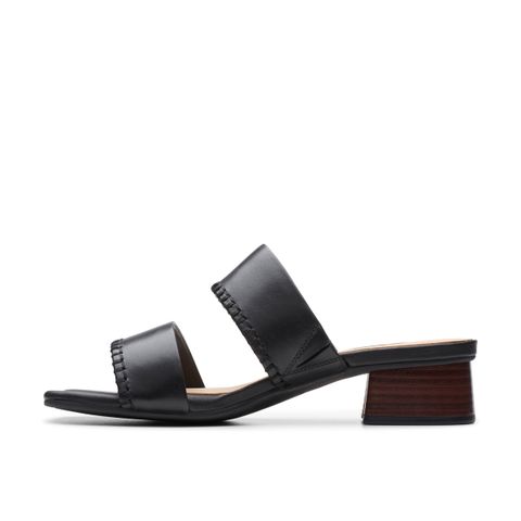 Dép Quai Ngang Cao Gót 3.5cm Da Nữ Clarks - Serina35 Mule
