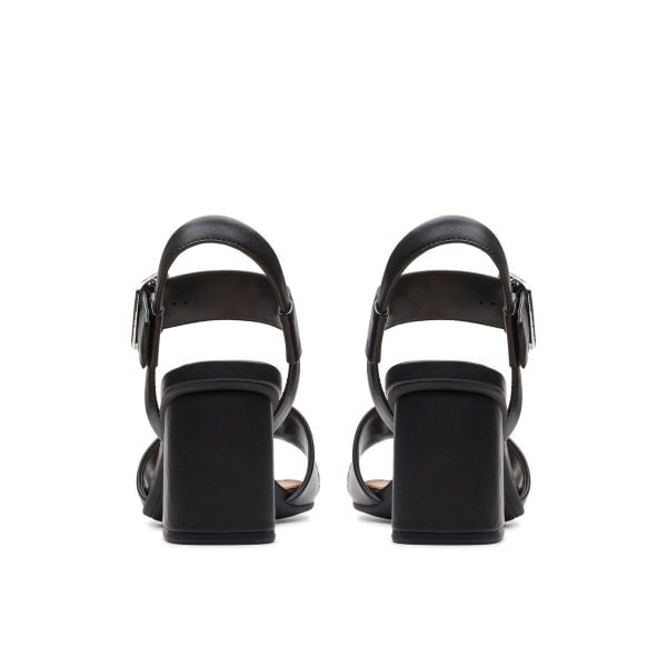 Giày Xăng Đan Cao Gót 6.5cm Da Nữ Clarks - Siara65 Buckle