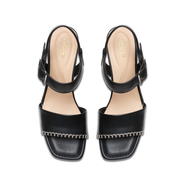 Giày Xăng Đan Cao Gót 6.5cm Da Nữ Clarks - Siara65 Buckle