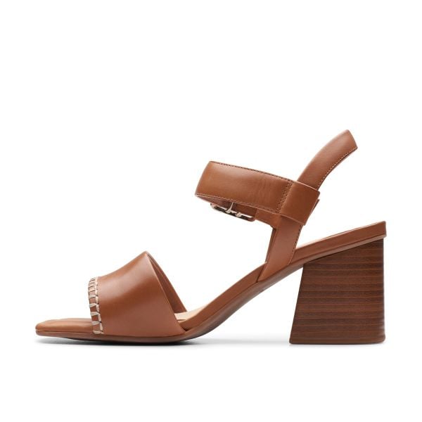 Giày Xăng Đan Cao Gót 6.5cm Da Nữ Clarks - Siara65 Buckle