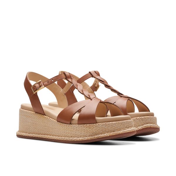 Giày Xăng Đan Đế Xuồng Da Nữ Clarks - Kimmei Twist