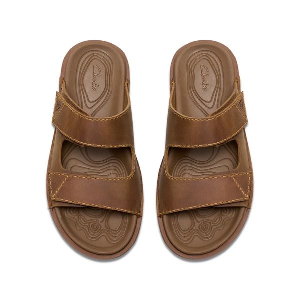 Dép Quai Ngang Da Nam Clarks - Litton Strap