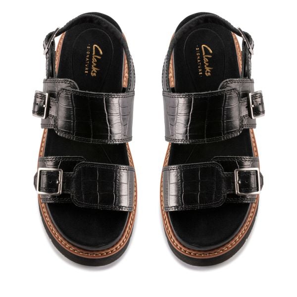 Giày Xăng Đan Da Nữ Clarks - Orianna Glide