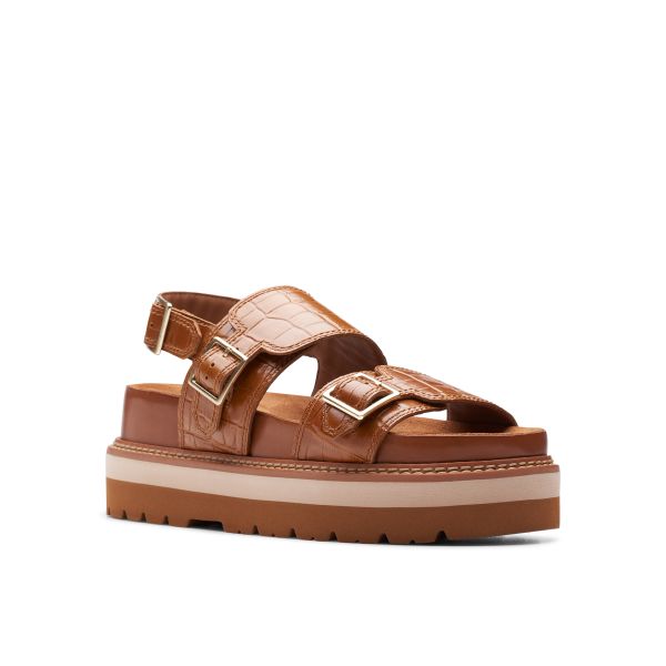 Giày Xăng Đan Da Nữ Clarks - Orianna Glide