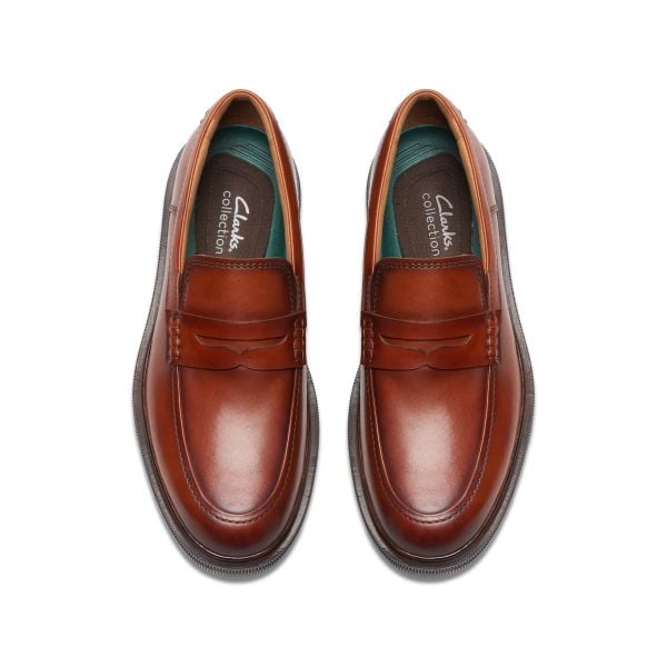Giày Lười Da Nam Clarks - Burchill Penny