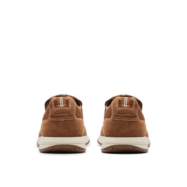 Giày Lười Da Nubuck Nam Clarks - Sailview Step