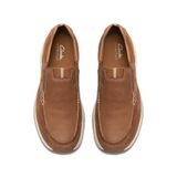 Giày Lười Da Nubuck Nam Clarks - Sailview Step