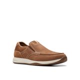 Giày Lười Da Nubuck Nam Clarks - Sailview Step