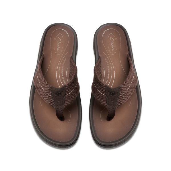 Dép Xỏ Ngón Vải Nam Clarks - Wesley Belt
