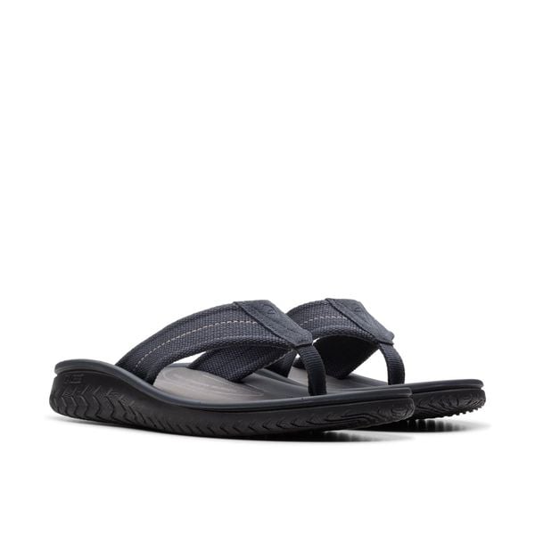 Dép Xỏ Ngón Vải Nam Clarks - Wesley Belt