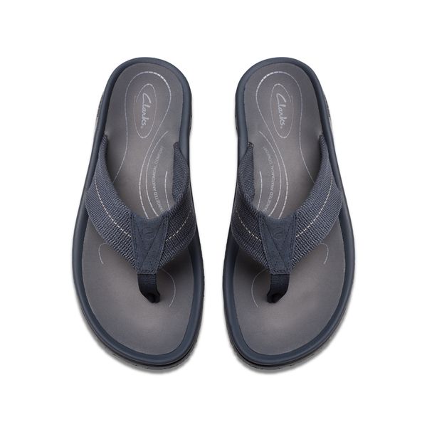 Dép Xỏ Ngón Vải Nam Clarks - Wesley Belt