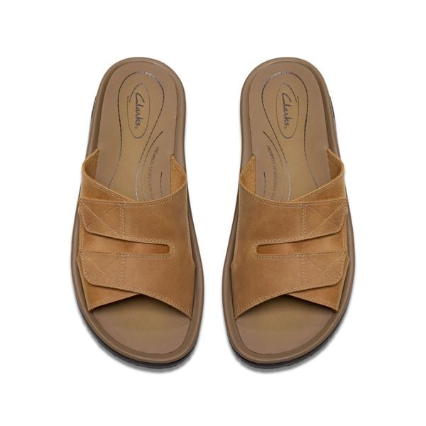 Dép Quai Ngang Da Nam Clarks - Wesley Strap