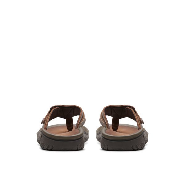 Dép Xỏ Ngón Da Nam Clarks - Wesley Sun