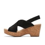 Giày Xăng Đan Đế Xuồng Da Nubuck Nữ Clarks - Giselle Dove