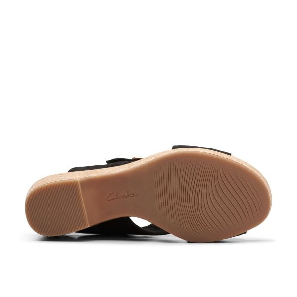 Giày Xăng Đan Đế Xuồng Da Nubuck Nữ Clarks - Giselle Dove