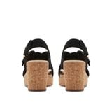 Giày Xăng Đan Đế Xuồng Da Nubuck Nữ Clarks - Giselle Dove