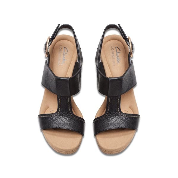 Giày Xăng Đan Đế Xuồng Da Nữ Clarks - Giselle Style