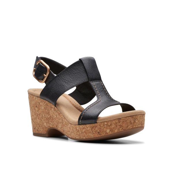 Giày Xăng Đan Đế Xuồng Da Nữ Clarks - Giselle Style