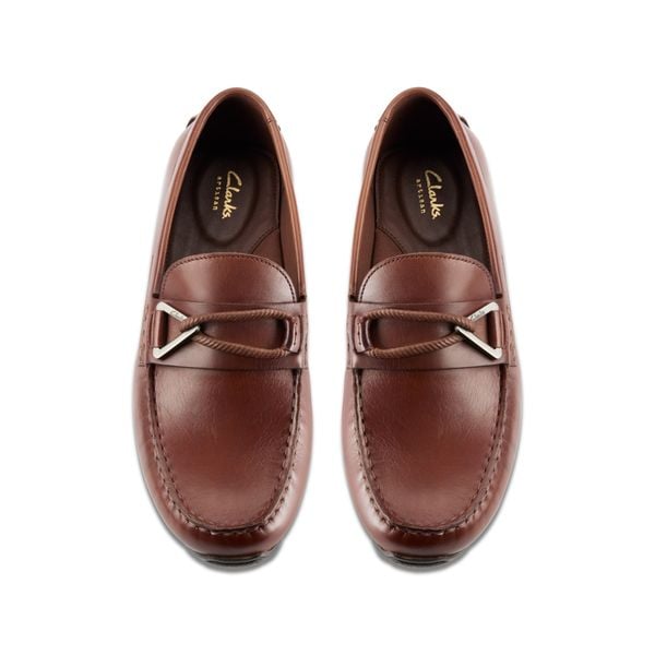 Giày Lười Da Nam Clarks - Oswick Trim