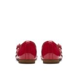 Giày Đế Bệt Da Bóng Nữ Clarks - Fawna Sky