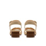 Giày Xăng Đan Cao Gót 3.5cm Da Nữ Clarks - Serina35 Cross