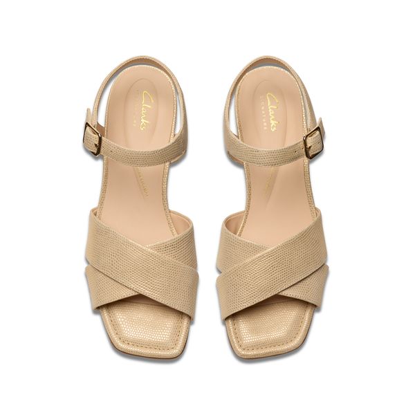 Giày Xăng Đan Cao Gót 3.5cm Da Nữ Clarks - Serina35 Cross