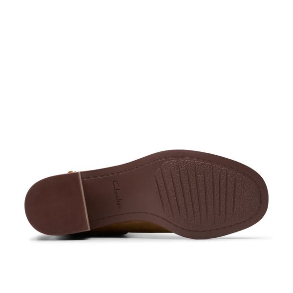 Giày Bốt Cao Gót Da Lộn Nữ Clarks - Chamberly Top