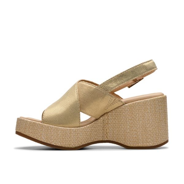 Giày Xăng Đan Đế Xuồng Da Nữ Clarks - Manon Wish
