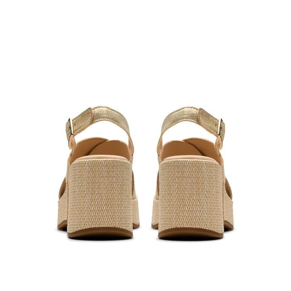 Giày Xăng Đan Đế Xuồng Da Nữ Clarks - Manon Wish