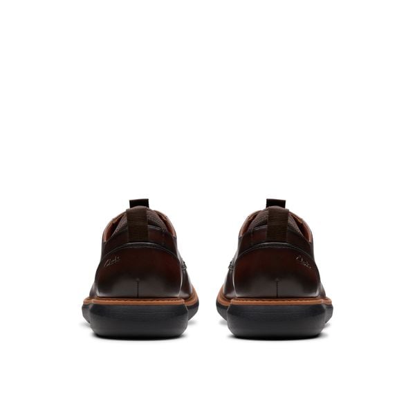 Giày Buộc Dây Da Nam Clarks - Brantin Plain