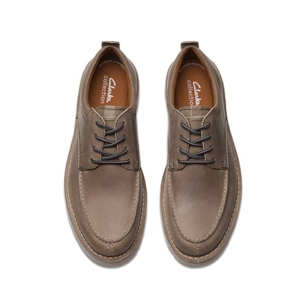 Giày Buộc Dây Da Nam Clarks - Eastridge Moc